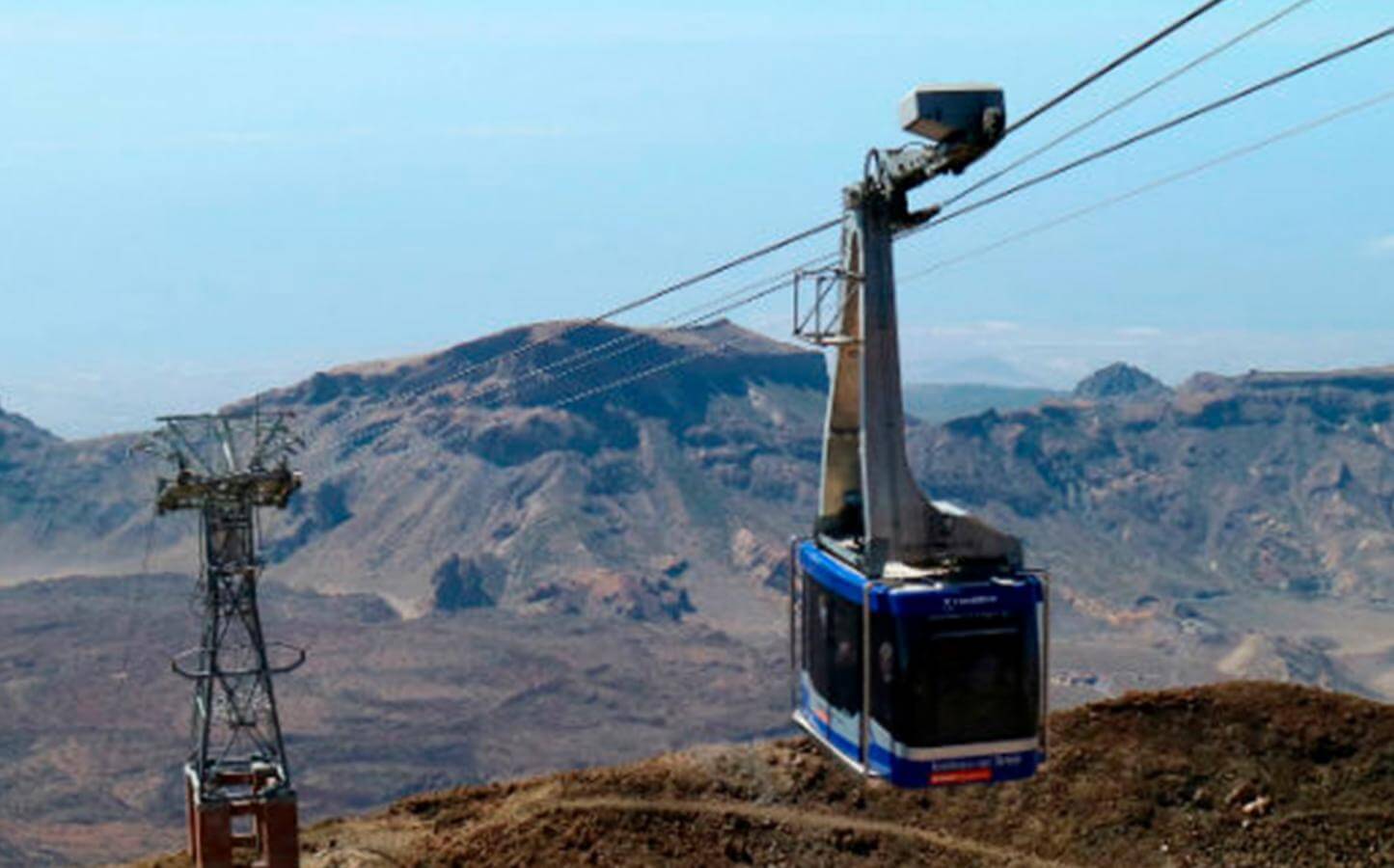 Teleférico en el Parque Nacional del Teide