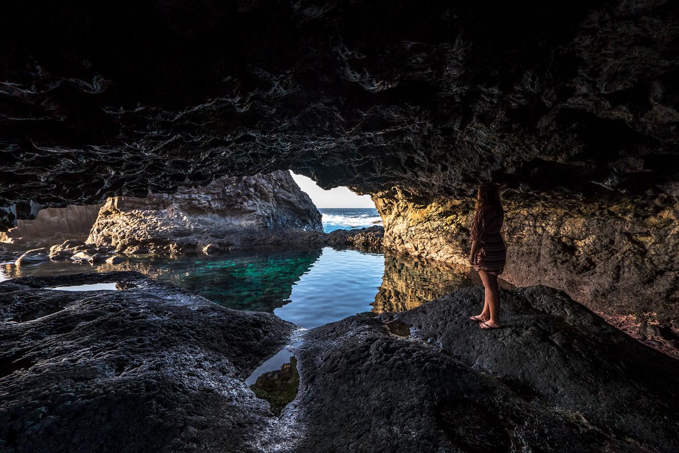 El Hierro. Charco Azul.